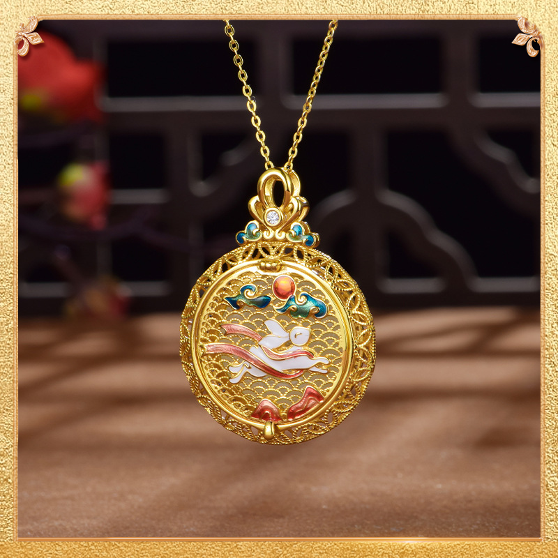 Chang'E Flying To The Moon Pendant