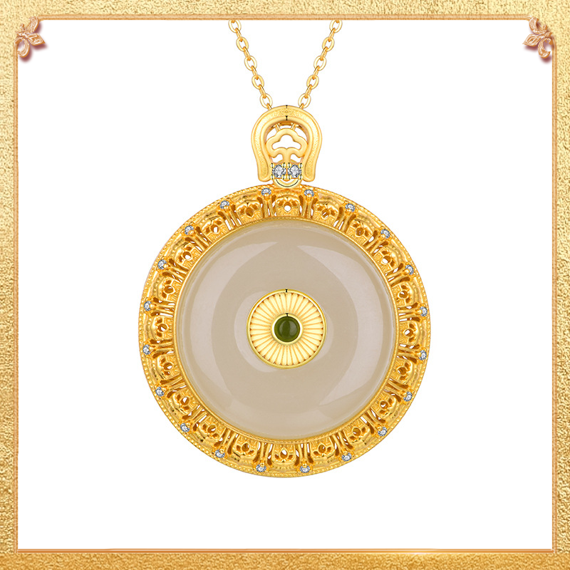 Mogao Grottoes Sachet Filigree - inlaid Pendant