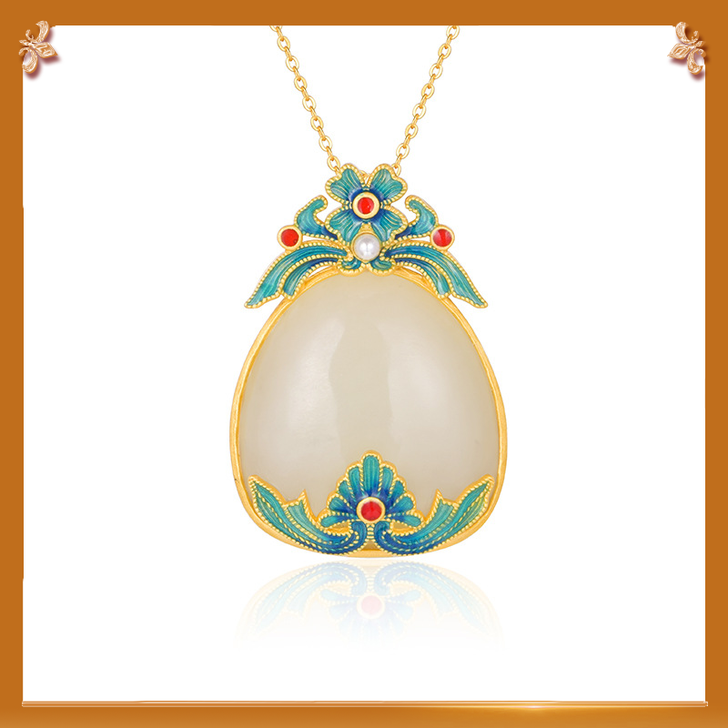 Woman Flowers Pendant