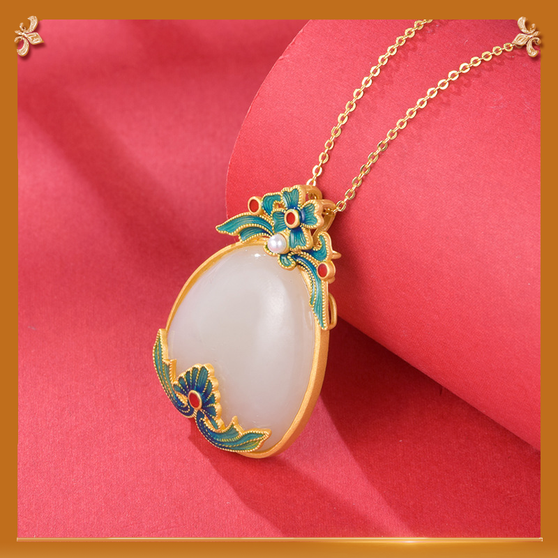 Woman Flowers Pendant