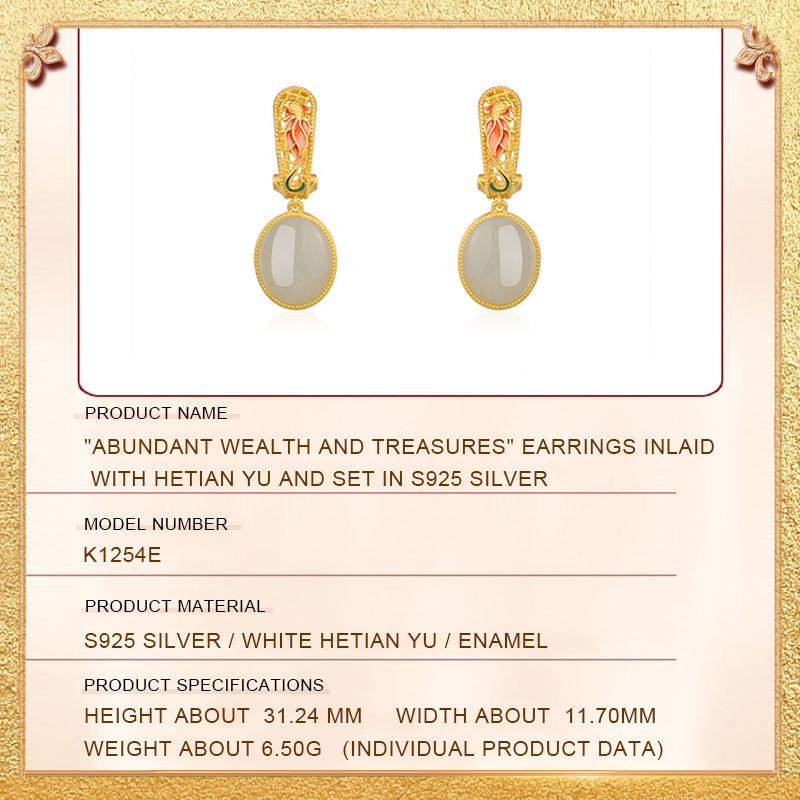 Abundant wealth and treasures Earrings
