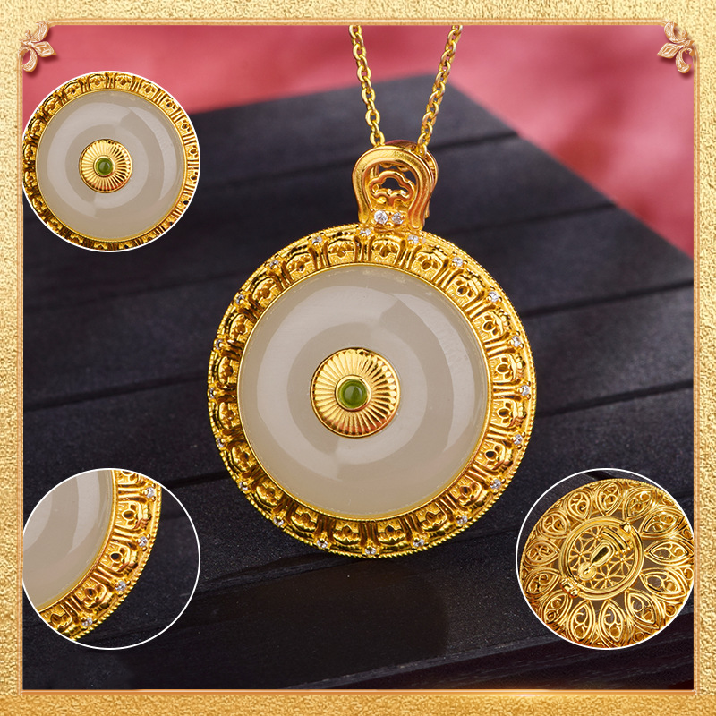 Mogao Grottoes Sachet Filigree - inlaid Pendant