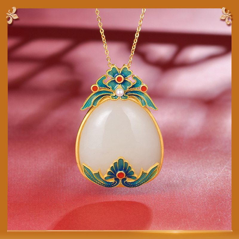 Woman Flowers Pendant