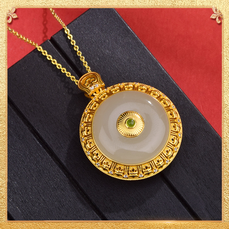 Mogao Grottoes Sachet Filigree - inlaid Pendant