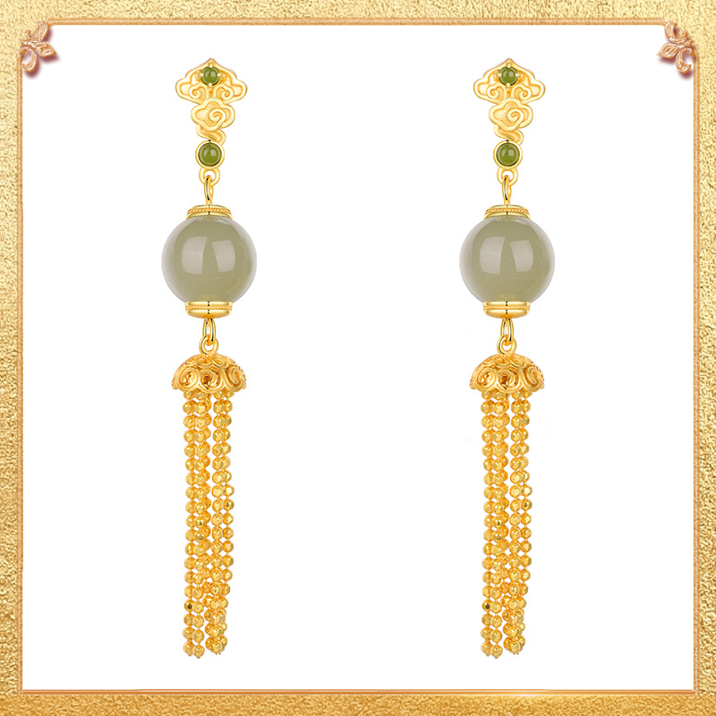 Auspicious Tassel Earrings