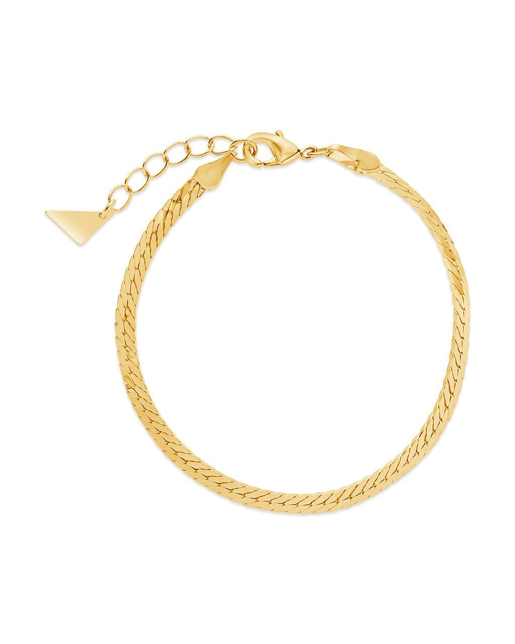 Bentley Flat Herringbone Chain Bracelet