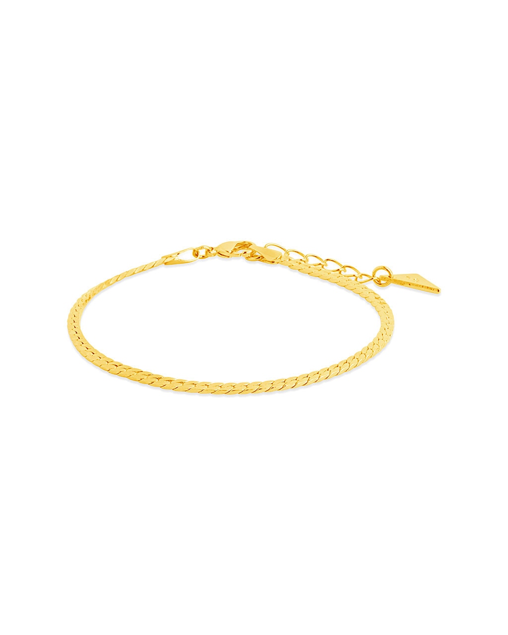 Bentley Flat Herringbone Chain Bracelet