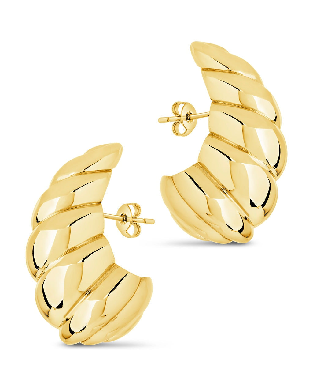 Bobine Statement Stud Earrings