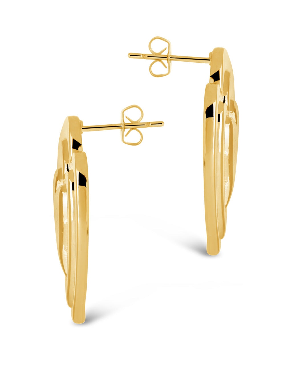 Beating Heart Statement Stud Earrings