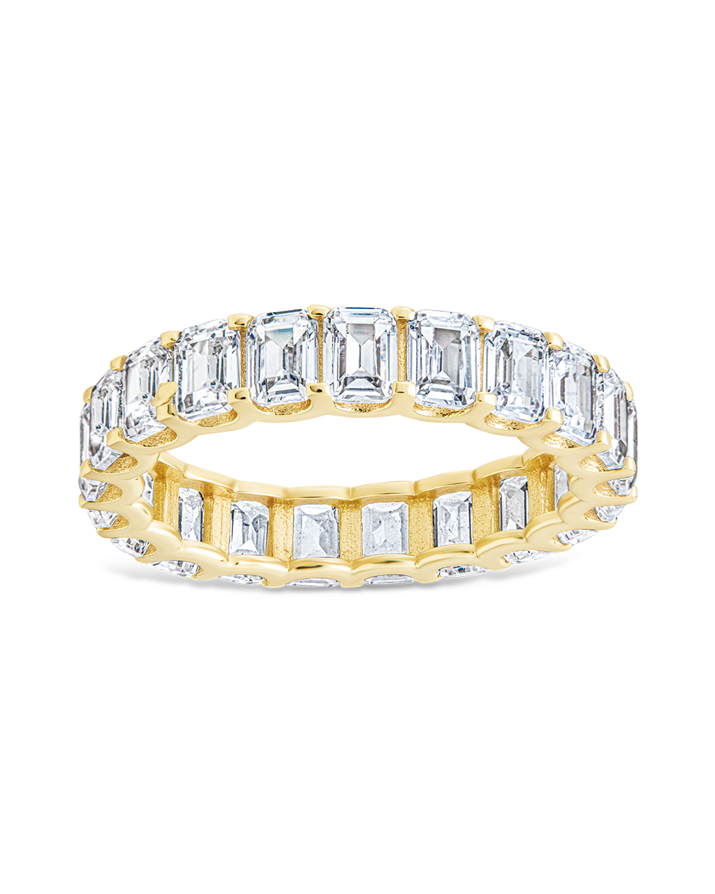 Sterling Silver Rio Baguette CZ Ring