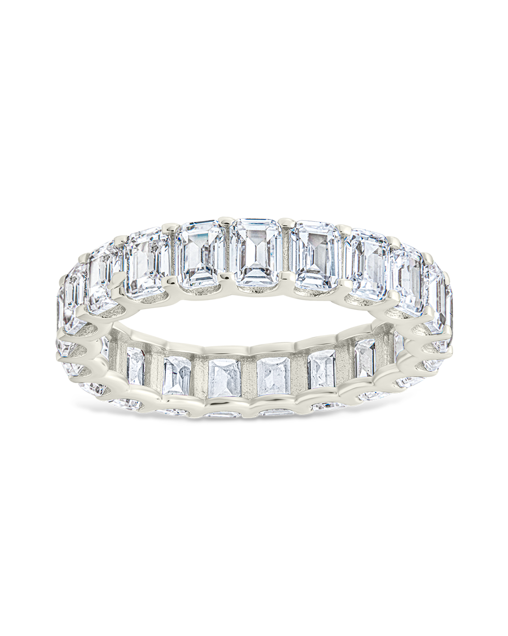 Sterling Silver Rio Baguette CZ Ring