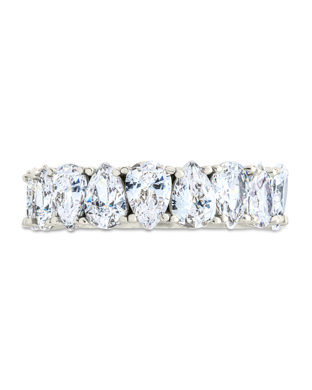 Sterling Silver Janis CZ Eternity Band Ring