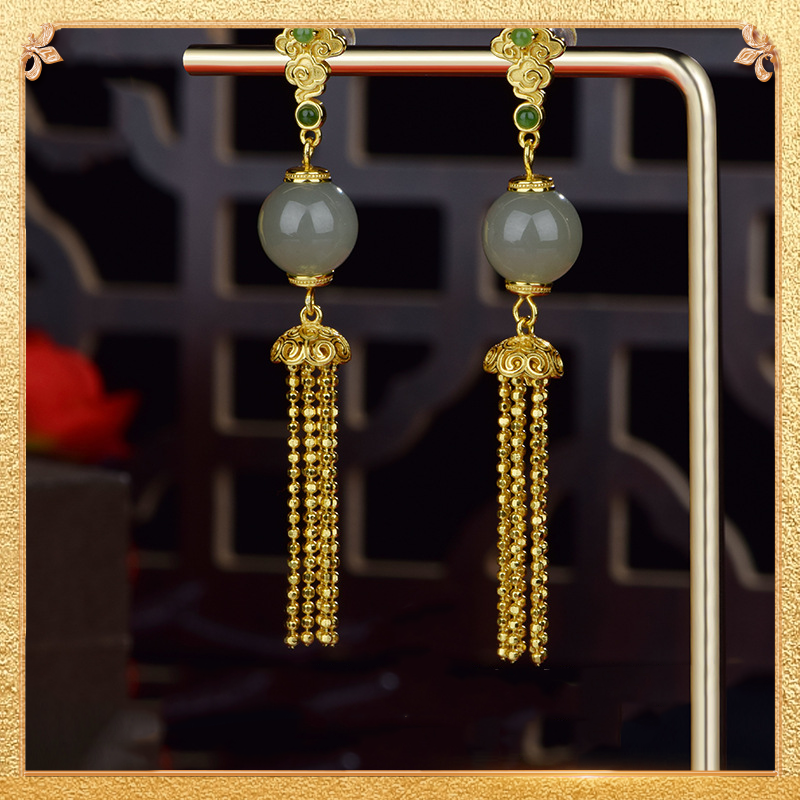 Auspicious Tassel Earrings