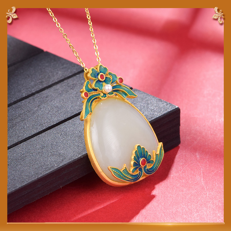 Woman Flowers Pendant