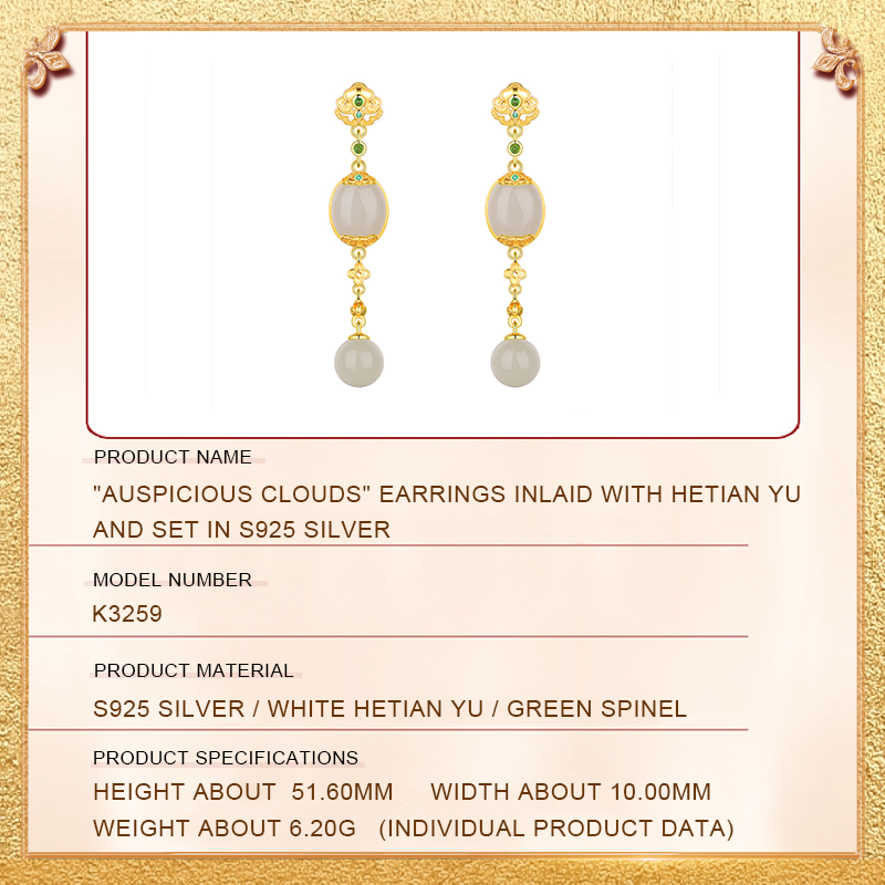 Auspicious Clouds Earrings