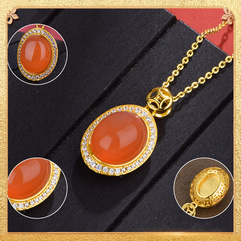 South Red Agate Fortune-bringing Pendant