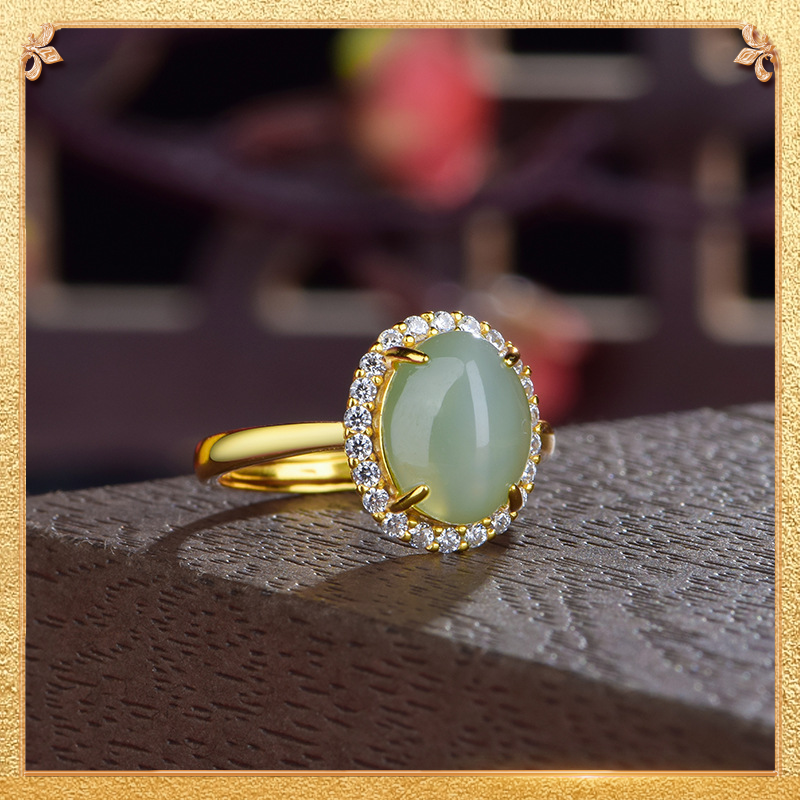 Chrysoberyl cat's eye Ring